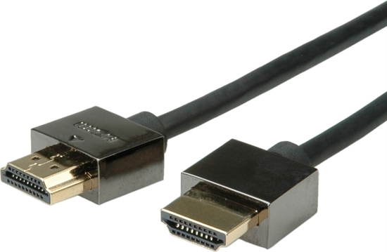Picture of Kabelis HDMI, 2K, Full HD, M/M, melns, 5m, Roline