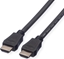 Изображение Kabelis HDMI+Eth., LSOH, M/M, melns, 5m, Value