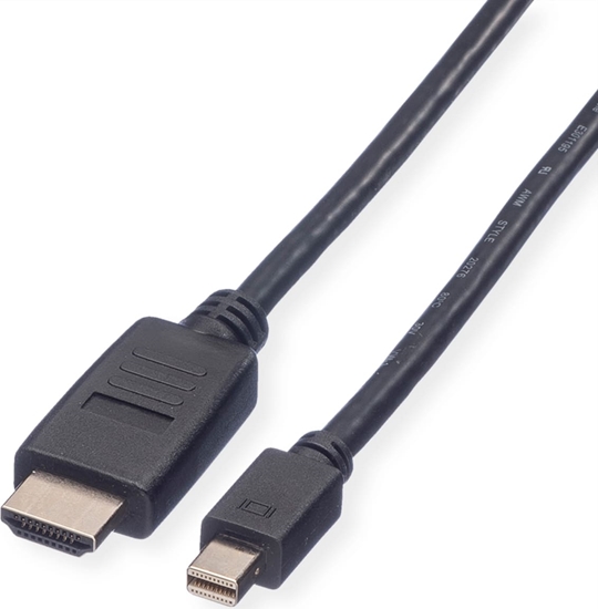 Picture of Kabelis Mini DP, Mini DP > HDTV, M/M, melns, 4.5m, Value
