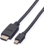 Picture of Kabelis MiniDP > HDTV, M / M, melns, 2.0mm, Value