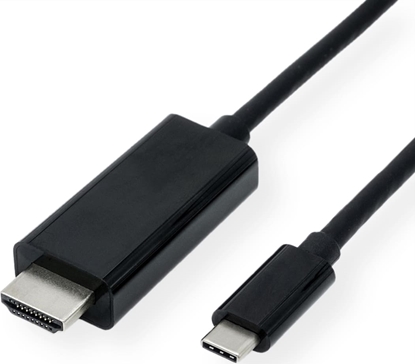 Изображение Kabelis Type C  >  HDMI, M / M, 1.0m, Value