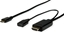 Изображение Kabelis TypeC > HDMI + TypeC(PD), melns, 2.0m, Roline