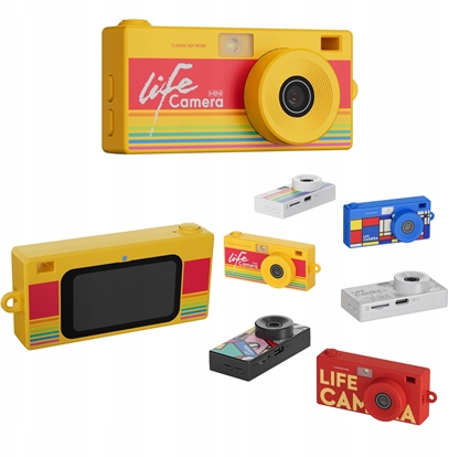 Picture of Kamera cyfrowa Xrec Mini Aparat Kamera Retro Video 2k Wisiorek Breloczek + Karta 32gb / Xrec X9 / óty