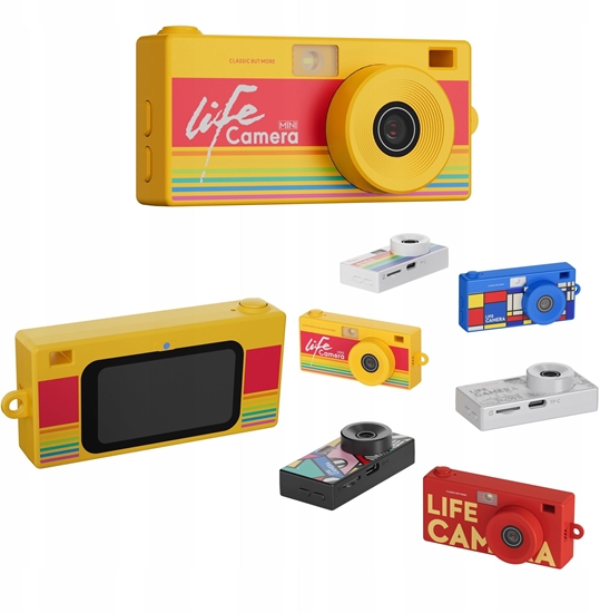 Picture of Kamera cyfrowa Xrec Mini Aparat Kamera Retro Video 2k Wisiorek Breloczek + Karta 32gb / Xrec X9 / óty