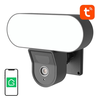 Attēls no Kamera IP Gosund Inteligentna kamera zewntrzna WiFi z reflektorem IPC3, IP65 Tuya