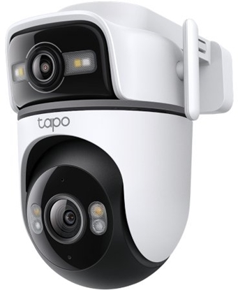 Изображение Kamera IP TP-Link Tapo TC47 V1 - Kamera do monitoringu sieciowego - Multi-Czujnik + Obrotowy - Na zewntrz - odporna na kurz/wodoodporna - Farbe (Tag&Nacht) - 2 x 3 MP - 2304 x 1296 - 2K - Audio - bezprzewodowy - Wi-Fi - 802.11ax, Ethernet 10Base-T/100Bas