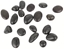 Attēls no Kamienie polerowane Black Pebble 10-20 mm do akwarium terrarium, 10kg/OPAK