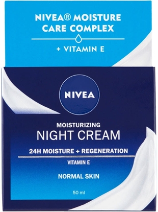 Attēls no KANN NIVEA_Moisturizing Night Cream krem do twarzy na noc 50ml