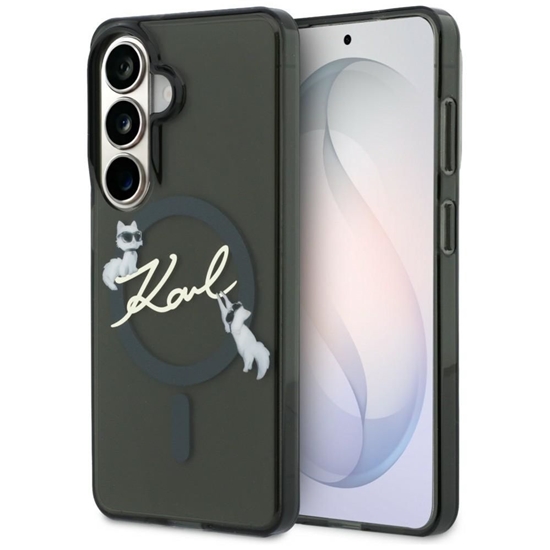 Picture of Karl Lagerfeld Karl Lagerfeld IML KC Script MagSafe Case for Samsung Galaxy S26 - Black