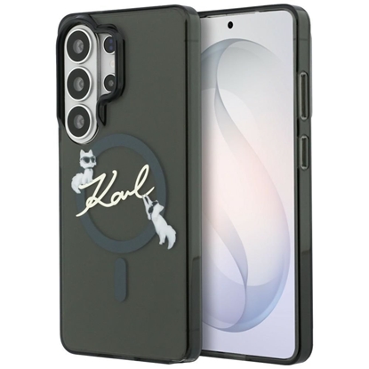 Attēls no Karl Lagerfeld Karl Lagerfeld IML KC Script MagSafe Case for Samsung Galaxy S26 Ultra - Black