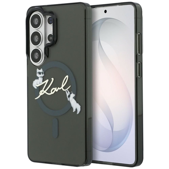 Picture of Karl Lagerfeld Karl Lagerfeld IML KC Script MagSafe Case for Samsung Galaxy S26 Ultra - Black