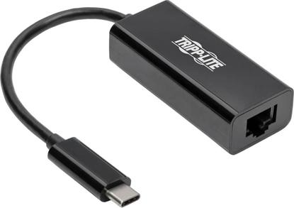 Attēls no Karta sieciowa Eaton Eaton Tripp Lite Series USB C to Gigabit Ethernet Adapter USB Type C to Gbe 10/100/1000 - Netzwerkadapter - USB-C 3.1 - Gigabit Ethernet - Schwarz