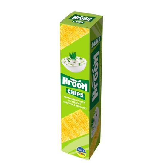 Picture of Kartupeļu plāksnes HROOM, ar fenheļa, skābā krējuma un garšaugu garšu, 50g