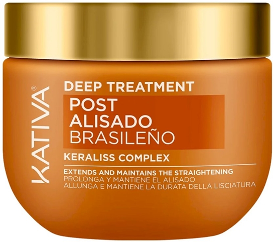 Picture of Kativa Post Brazilian Straightening Deep Treatment Hair Mask 300 ml