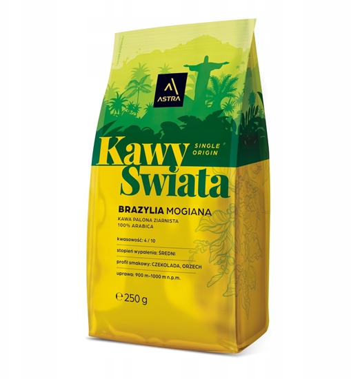 Изображение Kawa ziarnista Astra Kawa ASTRA Brazylia, ziarnista, 250g