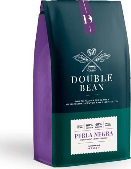 Picture of Kawa ziarnista Double Bean Double Perla Negra Speciality 1 kg