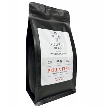 Picture of Kawa ziarnista Double Bean KAWA DOUBLE BEAN PERLA FINA 0,25KG 100% ARABICA BRASIL COLIBRI  ZIARNO