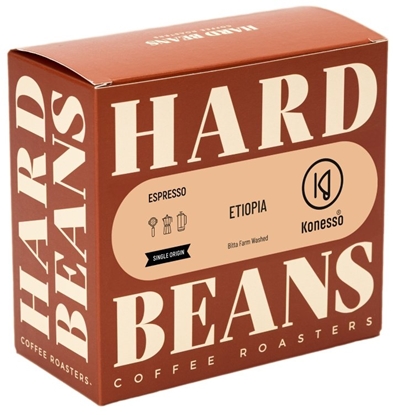 Изображение Kawa ziarnista Hard Beans Kawa ziarnista Hard Beans Etiopia Bitta Farm Espresso - KONESSO 250g