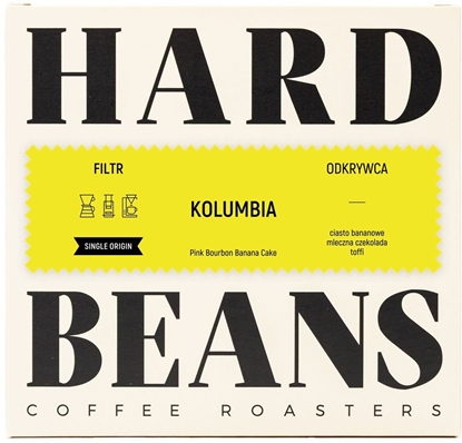 Picture of Kawa ziarnista Hard Beans Kolumbia Pink Bourbon Banana Cake 200 g