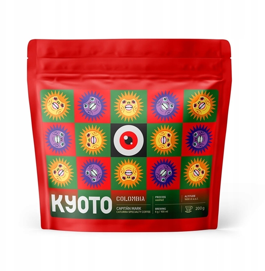 Изображение Kawa ziarnista Kyoto KYOTO - kawa ziarnista Kolumbia Capitan Mark Finca Milan Filter 200 g