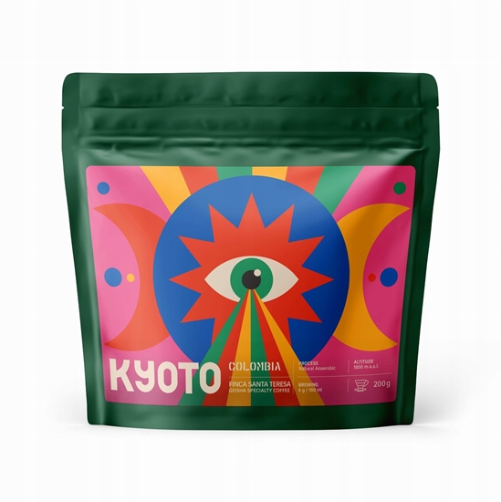 Изображение Kawa ziarnista Kyoto KYOTO - kawa ziarnista Kolumbia Finca Santa Teresa Geisha Natural Anaerobic 90h Filter 200 g