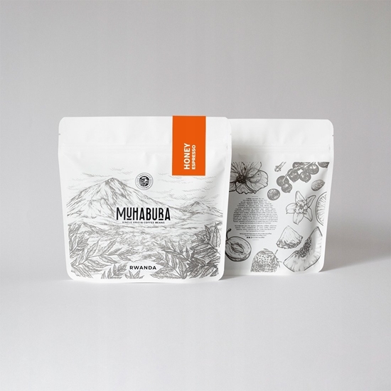 Изображение Kawa ziarnista Muhabura Kawa ziarnista RWANDA MUHABURA HONEY ESPRESSO 1kg
