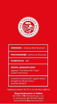 Изображение Kawa ziarnista Muhabura Kawa ziarnista RWANDA MUHABURA NATURAL ESPRESSO 400g