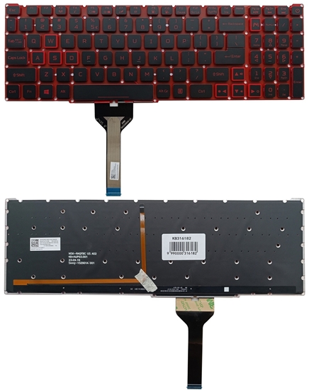 Изображение Keyboard ACER Nitro AN515-45, AN515-56, AN515-57, with backlight