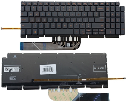 Изображение Keyboard DELL G15 5510, with backlight, US