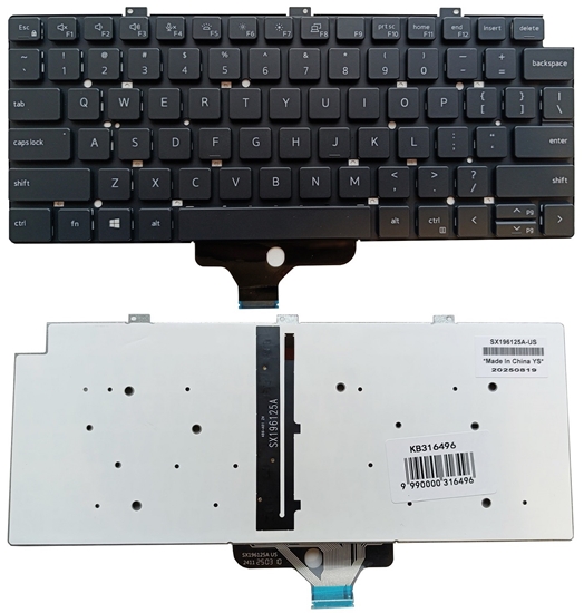 Изображение Keyboard DELL Latitude 5320, 5330, 5340, 7320, 7330, with backlight, US