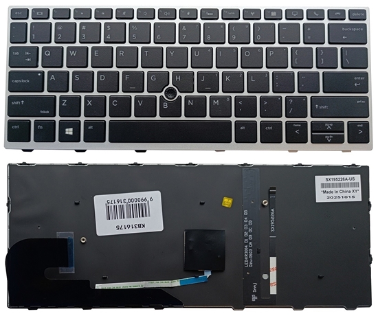 Picture of Keyboard HP Elitebook 730, 735, 830 G5/G6, with backlight and trackpoint