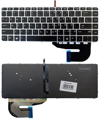 Picture of Keyboard HP EliteBook 840 G3 G4, with backlight, US