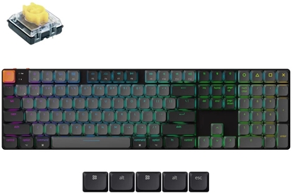 Изображение Klawiatura Keychron K5 v2 QMK/VIA Hot Swap Keychron Super Banana (K5X-H4)
