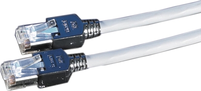 Attēls no Kerpen Datacom KERPEN Patchkabel Kat.5e (Class D) SF/U, MegaLine D1-20, gekreuzt, grau, 0,5 m