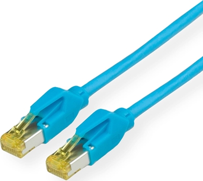 Picture of Kerpen Datacom KERPEN Patchkabel Kat.6A (Class EA) S/F, MegaLine F6-90, HiRose TM31, LS0H, blau, 1 m