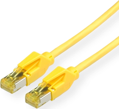 Picture of Kerpen Datacom KERPEN Patchkabel Kat.6A (Class EA) S/F, MegaLine F6-90, HiRose TM31, LS0H, gelb, 0,5 m