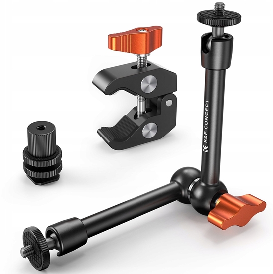 Picture of Kf Rami Montaowe Magic Arm Super Clamp Zacisk 1/4 3/8 15-55mm + Stopka Iso / Kf31.131s3