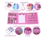 Picture of Kiddyz Stationery Set 208 pcs Kids Art Kit Drawing & Painting Supplies Pink