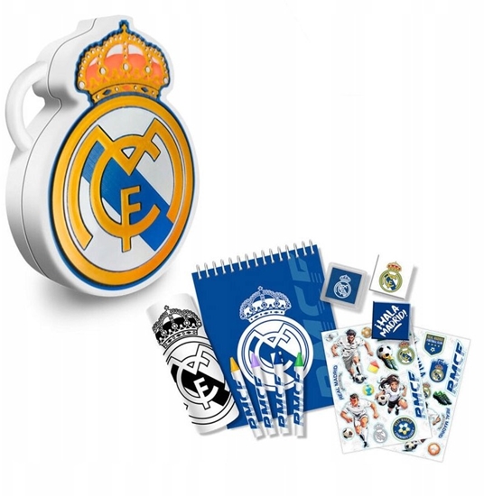 Picture of KIDS Zestaw Kreatywny 3d Real Madryt Notes Kredki Naklejki Piecztki Pudeko 3d / Rm00012
