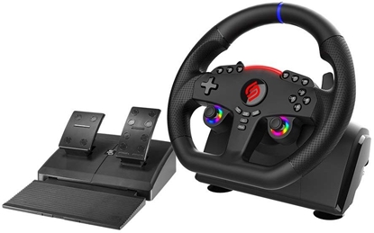 Изображение Kierownica Subsonic Subsonic Superdrive 270 GT-5 Czarny USB Kierownica + peday Nintendo Switch, Nintendo Switch 2, PC, PlayStation 4, PlayStation 5, Xbox One, Xbox Series S, Xbox Series X