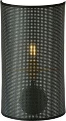 Picture of Kinkiet Emibig Aston K1 Czarna Zota Lampa Kinkiet cienny Nowoczesny Led 1148/K1