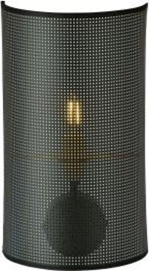 Picture of Kinkiet Emibig Aston K1 Czarna Zota Lampa Kinkiet cienny Nowoczesny Led 1148/K1