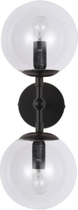 Изображение Kinkiet Light Prestige Loftowa lampa DORADO LP-002/2W BK Transparent Light Prestige kinkiet do sypialni czarny przezroczysty