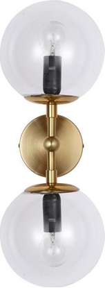Picture of Kinkiet Light Prestige Loftowy kinkiet zoty DORADO LP-002/2W Transparent Light Prestige szklane kule balls