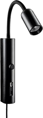 Attēls no Kinkiet SpectrumLED SG ARMATUREN Tube Wall Sort USB 350lm 2700K Ra 98 Zintegrowany ciemniacz