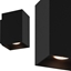Picture of Kinkiet Zumaline Zuma Line Sandy WL Square 92698-N kinkiet lampa cienna 2x50W GU10 czarny