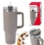 Picture of Klausberg Kubek termiczny ze somk rurk do auta duy na wod 1100ml KLAUSBERG KB-7943 Szary