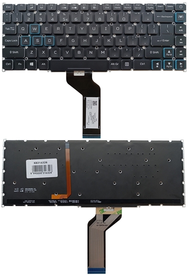 Picture of Klawiatura Acer Klaviatra ACER: Predator Triton PT515-51, PT515-52, z podwietleniem RGB, US
