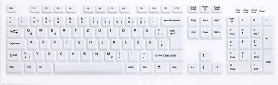 Picture of Klawiatura Active Key Medical Key AK-C8100 (AK-C8100F-UVS-W/GE)
