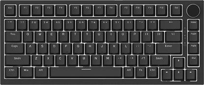 Picture of Klawiatura Ajazz AK820 Red Switch Black USB-C
